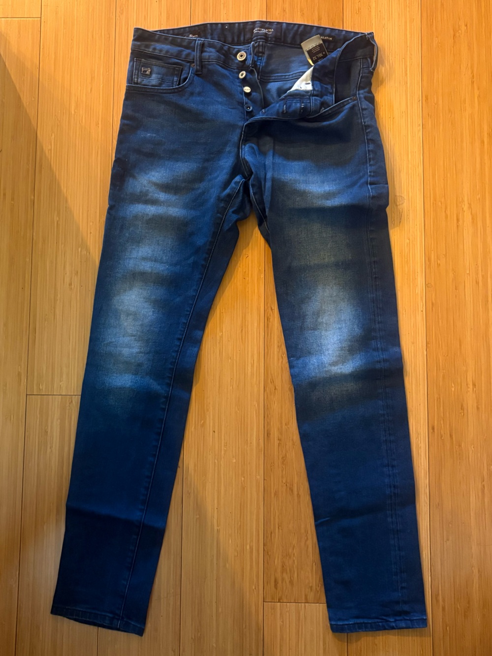 Scotch & Soda 30”x32” Dark Indigo High-Rise Skinny Jeans